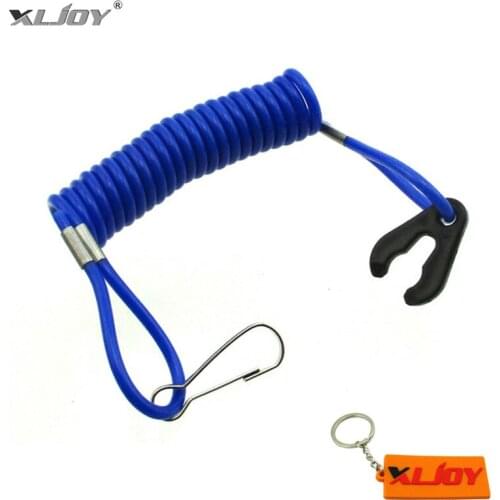 XLJOY Blue Safety Tether Lanyard Cord For Kill Switch Jet Ski Boat Yamaha Raptor Banshee Blaster ATV