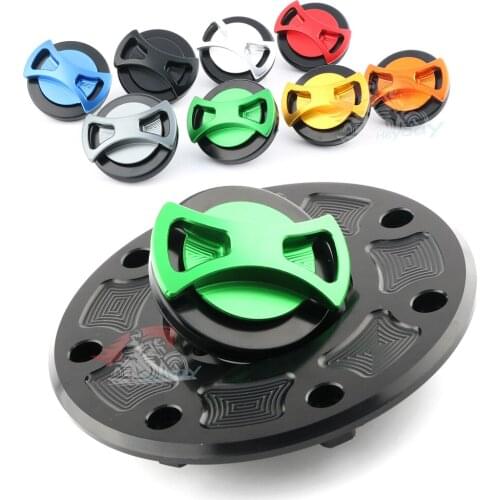 Keyless Motorcycle Fuel Gas Tank Cap Cover For KAWASAKI ZX-6RG1-3 (FZX-6R (1995, 1997-1999) /ZX-6RF1-3 ZX-6RG1-3 (All Years)