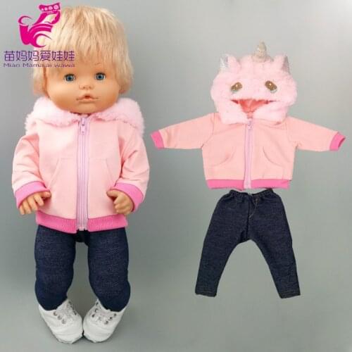 38 Cm Baby Doll Long Coat for 40cm Nenuco Ropa Y Su Hermanita Doll Clothes Accessories