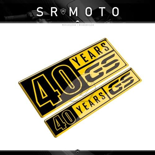 3D Resin Motorcycle Tank Pad 40 Years Sticker Case for BMW F700GS F800GS F850GS G310GS F650GS R1200GS R1250GS Decals