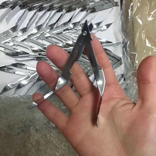 5pcs Medical 304 stainless steel nail remover postoperative skin needle extractor suture lifter skin nail stripper and scissors