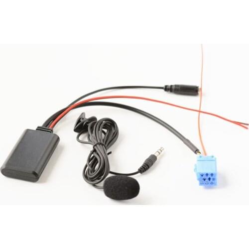 For Blaupunkt 8Pin Mini ISO CD Changer Port Audio Aux In Bluetooth Module Receiver for VW AUDI SEAT SKODA SMART Becker VDO