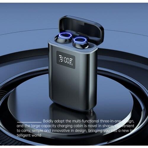 M7 TWS Bluetooth Earphones 4000mAh Charging Box Wireless Headphone 9D Stereo Sports Waterproof Earbuds Headset with Power Bank