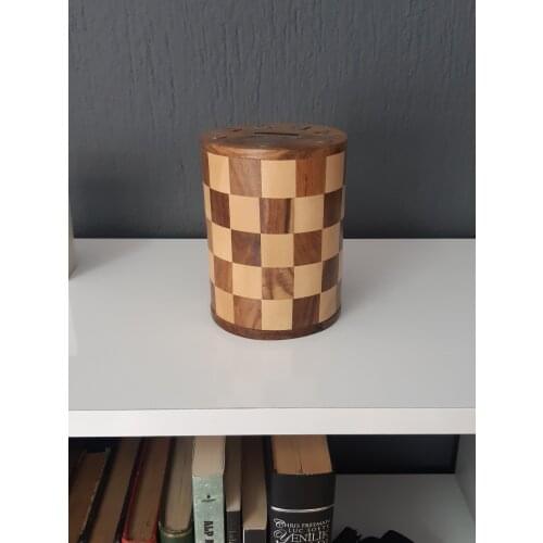 Decorative Wooden Money Box Indoor Living Room Young Children Bedroom Design Trinket Ornament Decor Goods