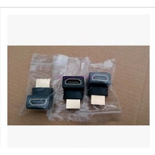 By dhl 2000pcs HDMI male to HDMI female cable adapter converter extender 90 degrees 270 degrees angle for 1080P HDTV adapter