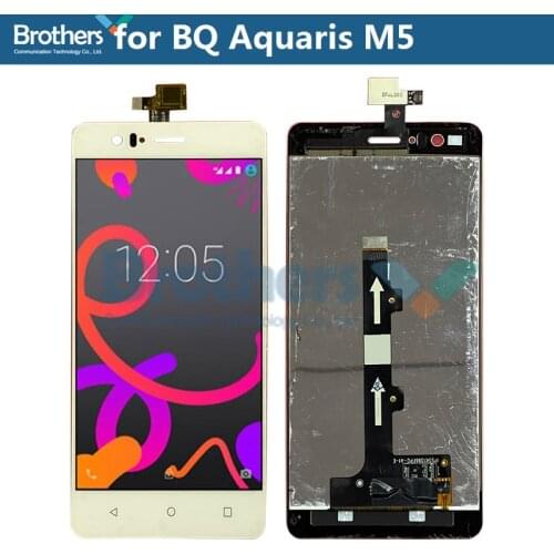 For BQ Aquaris M5 LCD Screen Display Touch Screen Digitizer for BQM5 LCD Assembly Touch Screen Phone Parts Replacement Test Work