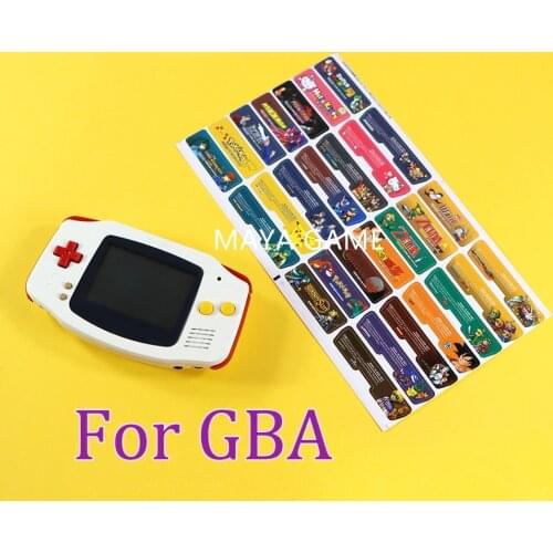 Customer Design for Nintendo Gameboy Advance Label Sticker Lable For GBA Console Back Tag 28pcs/lot=1sets