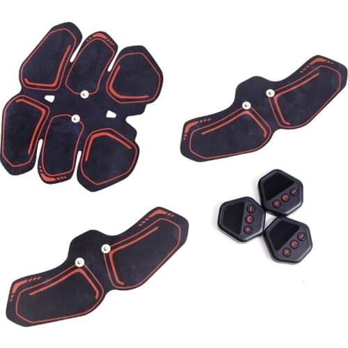 EMS USB Chargeable Muscle Weight Loss Stickers ABS Wireless Muscle StimulatorTrainer Smart At Home Body Slimming Unisex Exercise