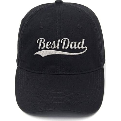 Lyprerazy Best Dad Ever Washed Cotton Adjustable Men Women Unisex Hip Hop Cool Flock Printing Baseball Cap