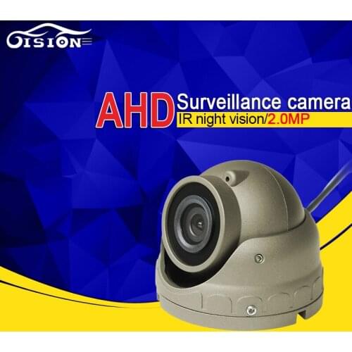AHD 2.0MP Mini Camera IR Night Vision Indoor PAL 3.6mm BNC/AV/Aviation for Truck Car School Bus Boat Surveillance Free Shipping