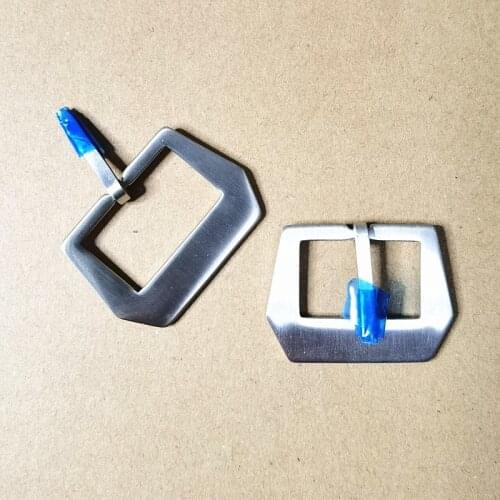 New 1Pcs Watch Buckle Stainless Steel Watch Buckle Silver Color Matte Style 24MM 26MM