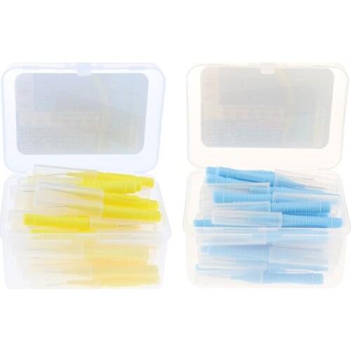 Bulk 80x Inter Brushes Hygiene Tooth Brush Tooth Cleaning Tool