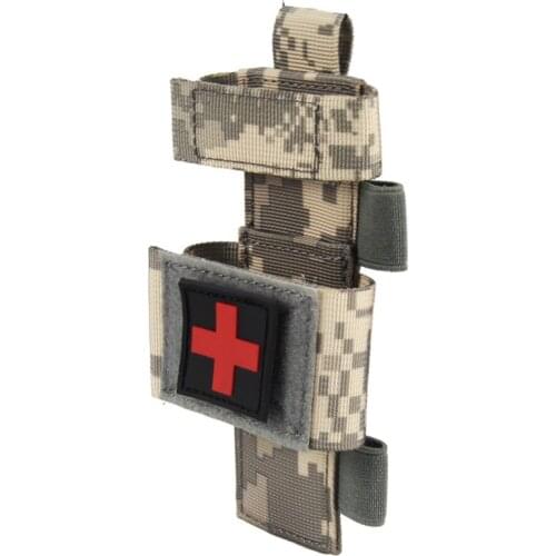 Flashlight Scissors Hanging Bag Outdoor Hiking Portable First Aid Quick Slow Release Buckle Medical Military Tactical Bag k