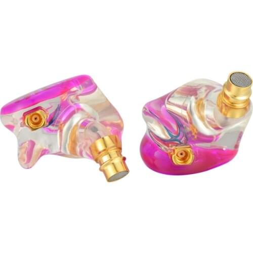 QZX A4 Custom Made Hybrid Driver Resin Earphone HiFi Running Sport Headphone With MMCX Interface (Don't Including Cable)