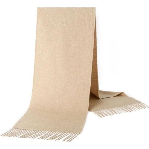 100% Cashmere Scarf Women Solid Color Real Cashmere Pashmina Warm Soft Long Scarf Shawl Laides Autumn Winter Inner Mongolia