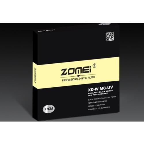 Zomei 49/52/55/58/62/67/72/77/82 Pro HD Slim MC UV Filter Multi-Coated MCUV Filter for Canon Nikon Sony Leica Sigma Lens
