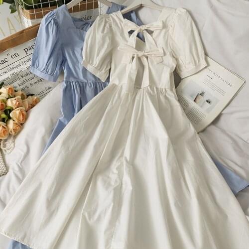 White Dress Dress V Neck Women Casual Elastic Waist Office A Line Dress Lady Elegant Women White Bandage Mini Dress Sexy