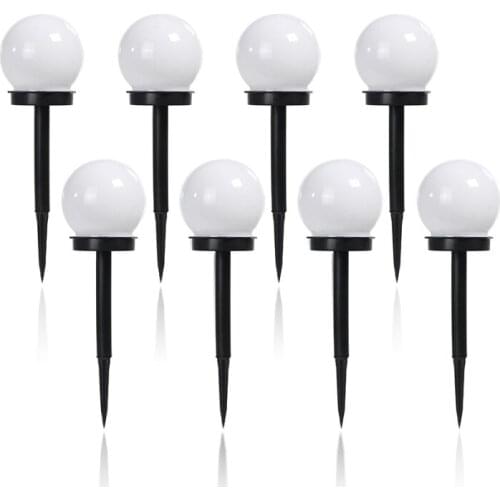 1/4/8pcs LED Solar Powered Garden Light Waterproof Bulb Outdoor Camping Lawn Lights Night Lights Solar Landscape Lamp Led Light