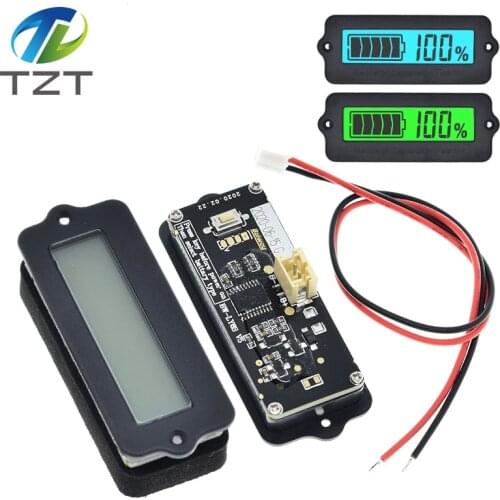 12V LY6W Lead Acid LiPo Battery Capacity Indicator LCD Display Battery Capacity Meter Power Detect Digital IC Tester Voltmeter
