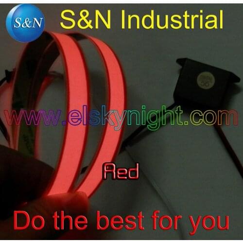 12VDC Red 1X60CM el tape el wire el strip for car,house,party,dispaly,holiday,fest and model decoration free shipping