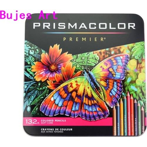 132 color sanford art drawing pencil oily pencil 3.8MM soft big core pencil Sanford Prismacolor adult kid pencil Plomo de colore