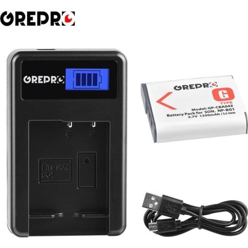 1350mAh NP-BG1 NP BG1 NP-FG1 Battery + LCD Dual Charger for SONY cyber-shot DSC-H3 DSC-H7 DSC-H9 DSC-H10 DSC-H20