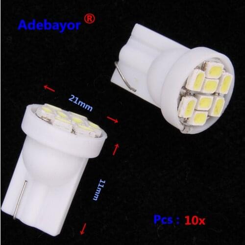 30 pcsT10 3020 8smd 8led 194 168 192 W5W 1206 super bright Auto car motorcycle light wedge auto lamp white blue
