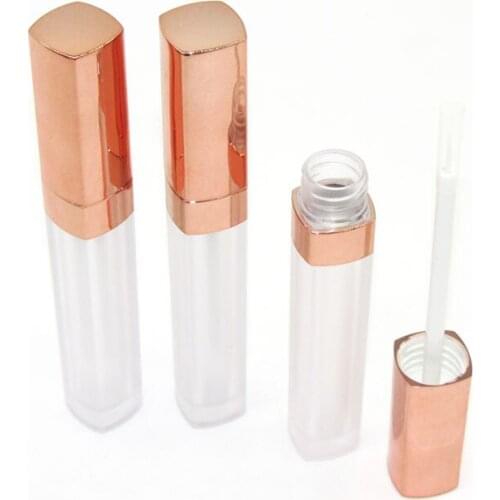 30pcs/lot 6.5ml Empty Rose Gold Cover Makeup Dull Polish Bottling Bottle Ciliary Eyeliner Gel Eyelash Growth Liquid Tube