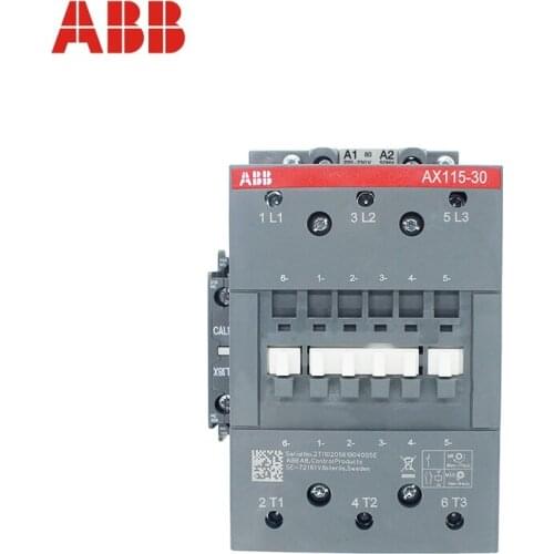 ABB 3-ploe contactors AX series 1NC & 1NO 50HZ/60HZ 24V~440V 115A AX115-30-11