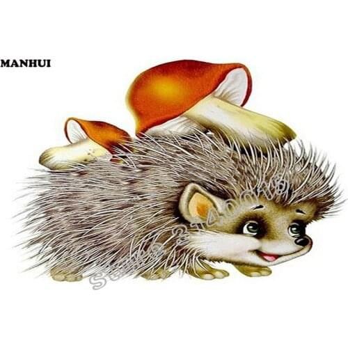 Diamond embroidery 5d diy diamond painting Animal Hedgehog diamond full spuare painting Home decoration Picture BFC156