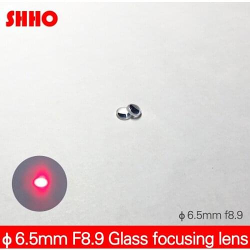 Diameter 6.5mm focus length 8.9mm aspherical glass coated lenses laser collimator accessories optical lenses manufacturer