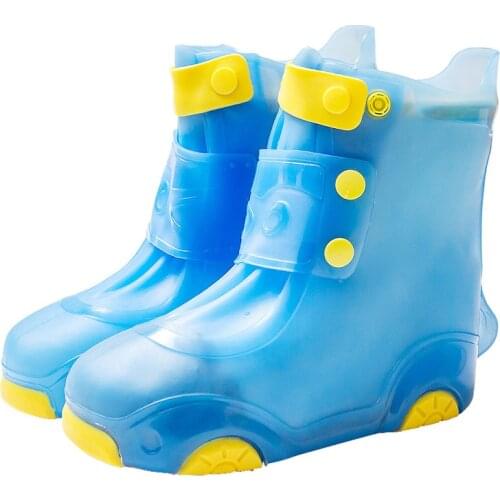 Childrens Rain Shoe Cover Babys Waterproof And Antiskid Shoe Cover Thickened Wear-resistant Bottom Water Shoes Rain Shoe Foot