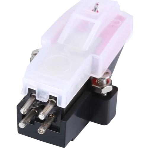 Dual Moving Magnet Turntable Cartidge with Stereo Stylus Needle Vinyl Record Player Phonograph Replacement Accessory