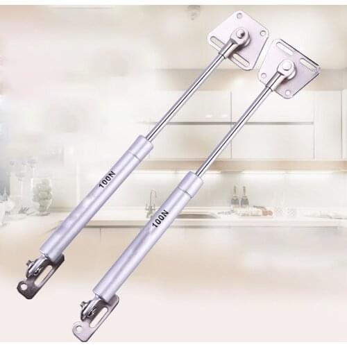 1PC Hydraulic Gas Spring Lid Support Hinge Heavy Duty Lid Stay 100N/10kg with Soft Close Support Furniture Kitchen Cabinet Hinge