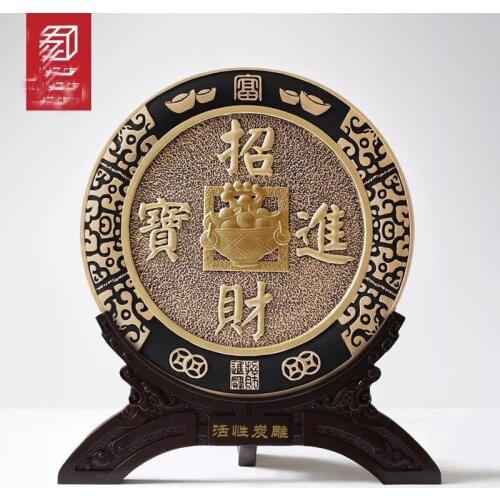 China National gift- HOME Company TOP decoration thriving business ZHAO CAI JIN BAO FENG SHUI Sculpture art efficacious Mascot