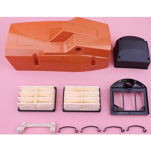 Top Cylinder Engine Cover Kit For Husqvarna 268 272 272XP Chainsaw w Air Filter Holder Bracket Clips 503446901, 503446801