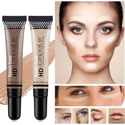 12 Colors Multicolor Portable Concealer Face Foundation Eye Dark Circles Cream Adjust Uneven Skin Tone Waterproof Lasting
