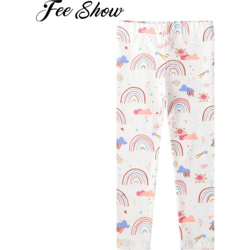 Girls Leggings Kids Cotton Pants Stretchy Colorful Print Baby Girl Leggings Casual Dance Sports Leggings Children Trousers