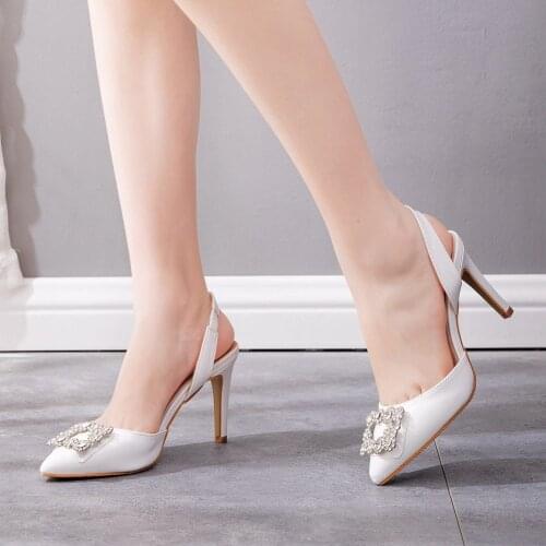 Lovein Crystal Wedding Shoes For The Bride
