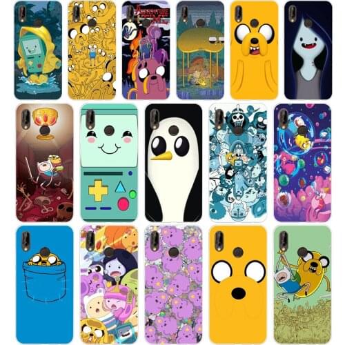 186H adventure time cute Beemo BMO Jake Finn Lumpy Soft Silicone Tpu Cover Case for huawei Nova 3 3i p smart