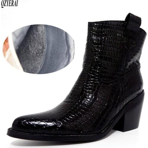 New winter style women shoes ankle Short boots boots women In the west Stone grain fashion Female boots snow boots