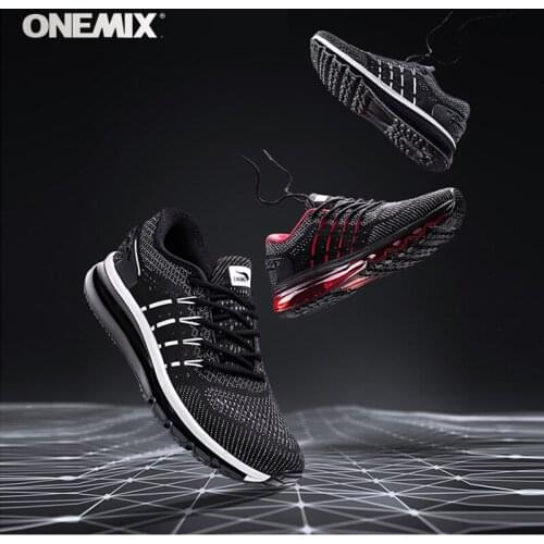 ONEMIX Running Shoes For Men Lace-up Breathable Mesh Light Sneakers Womens Walking Jogging Comfortable Training Sports Shoes