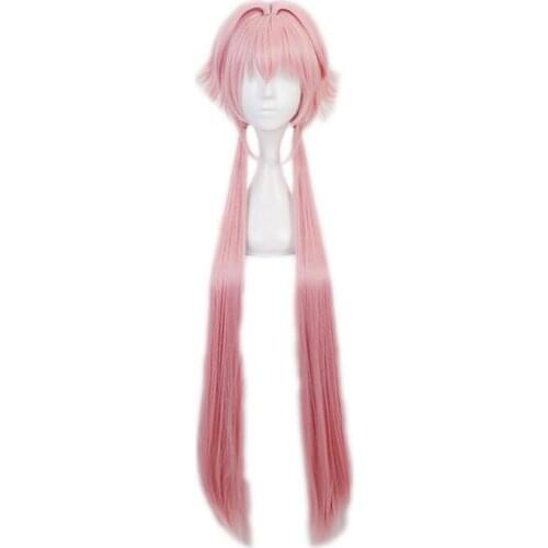 Pink Long Ponytails Wig Cosplay Fate Grand Order Astolfo Costume Heat Resistant Synthetic Hair Fate Apocrypha Men Women Wigs