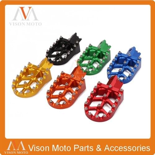 CNC Foot Pegs Rests Pedals For Honda CRF50 CRF70 CRF110 XR50 XR70 XR110 Stomp Demon X WPB DHZ Tao Tao Bosuer KAYO Xmotor Apollo