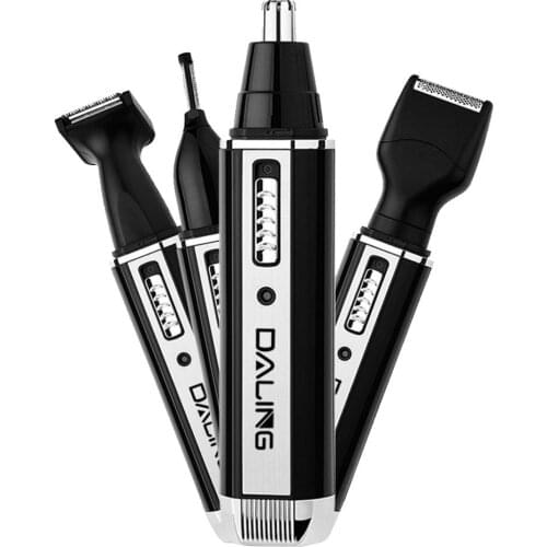 4 In1 Professional Electric Nose Trimmer For Mens Shaver Rechargeable Hair Removal Eyebrow Trimer Safe Face Care Tool Kit