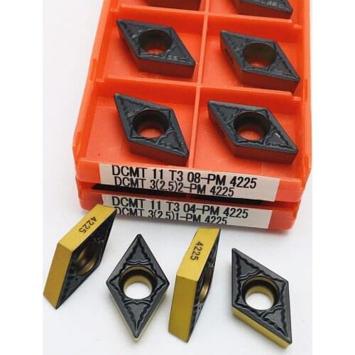 Carbide DCMT11T304 PM 4225 DCMT11T308 PM 4225 Internal turning tool High quality lathe tool CNC turning insert