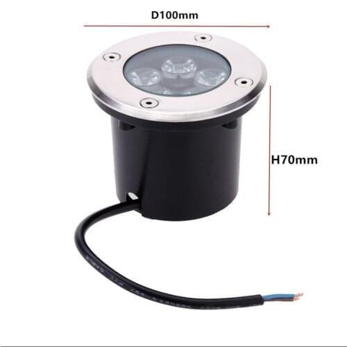 5W Waterproof LED Underground light Ground Garden Path Floor Lamp Outdoor Underground Buried Yard Lamp Landscape Light
