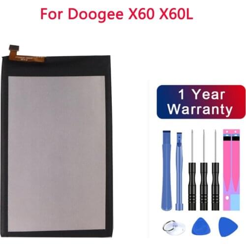 High Quality Original For Doogee X60 X60L battery Replacement 3300mAh Parts battery for Doogee X60 X60L Batteries + free Tools