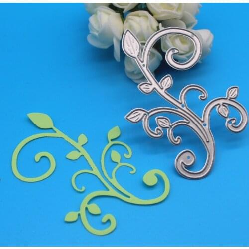 YLCD544 Vine Leaves Metal Cutting Dies For Scrapbooking Stencils DIY Album Cards Decoration Embossing Folder Die Cuts Template