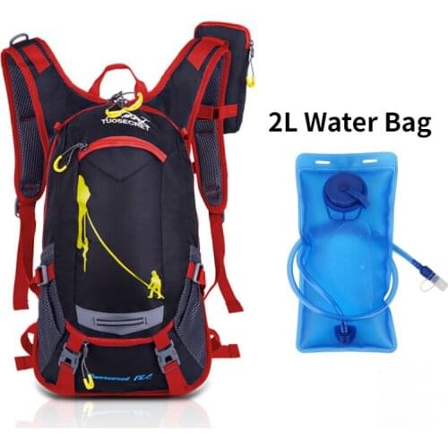 18L Cycling Backpack Bags Waterproof MTB Road Mountain Bike with 2L Water Bags Climbing Cycling Hiking Bicycle Backpacks